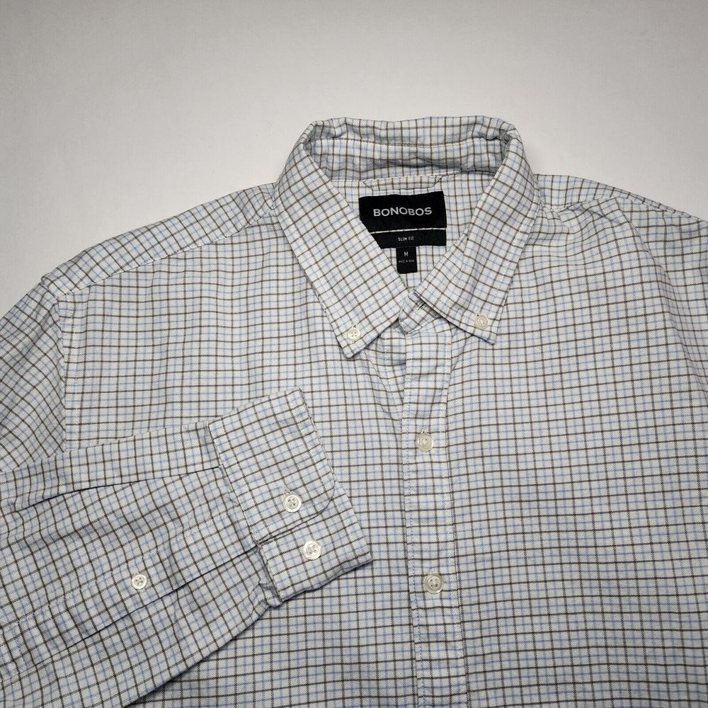 BONOBOS LONG SLEEVE BUTTON DOWN SLIM FIT SIZE M